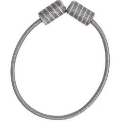 Embrasse aimantée corde bicolore écru gris