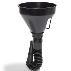 Entonnoir avec tuyau flexible noir