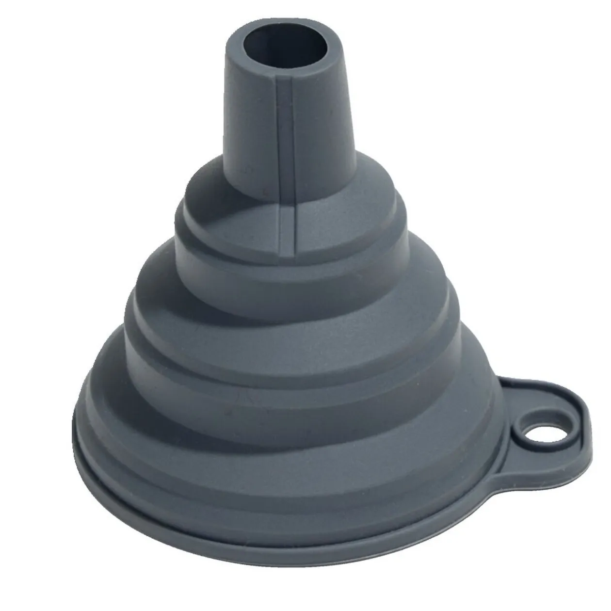 Entonnoir rétractable silicone gris