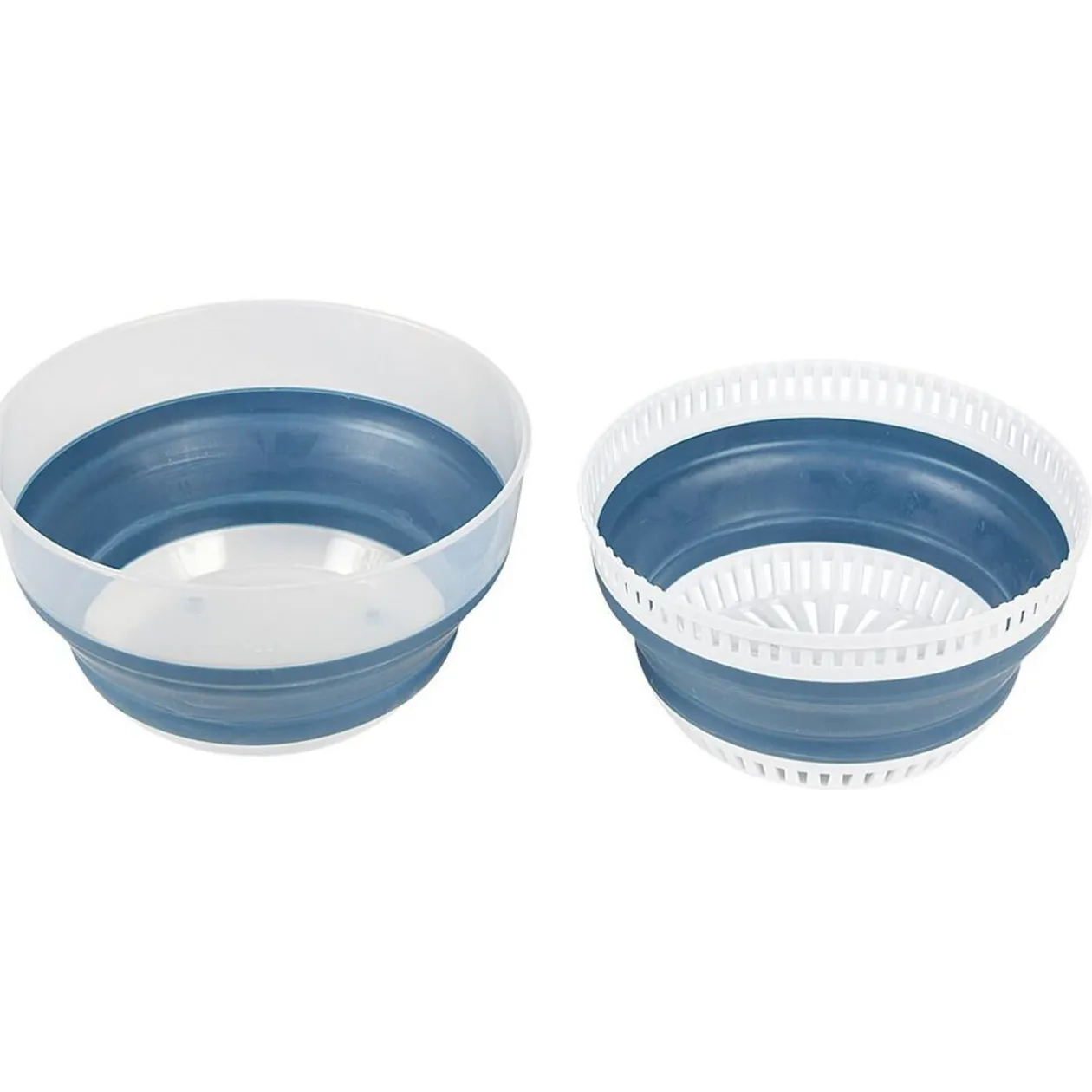 Essoreuse à salade rétractable 3,5 L bleu et blanc