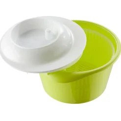 Essoreuse à salade vert et blanc