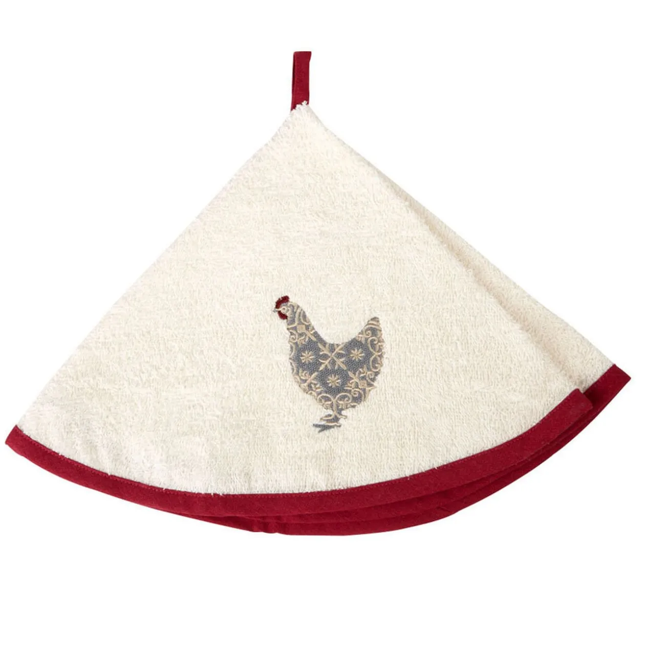 Essuie main motif poule