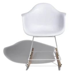 Fauteuil à bascule Anders blanc