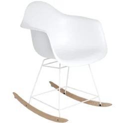 Fauteuil à bascule Anders blanc