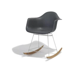 Fauteuil à bascule Anders gris anthracite