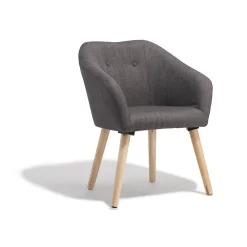 Fauteuil anthracite Joseph