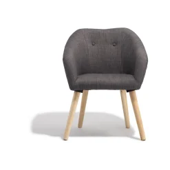 Fauteuil anthracite Joseph