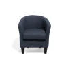 Fauteuil bleu nuit Harry