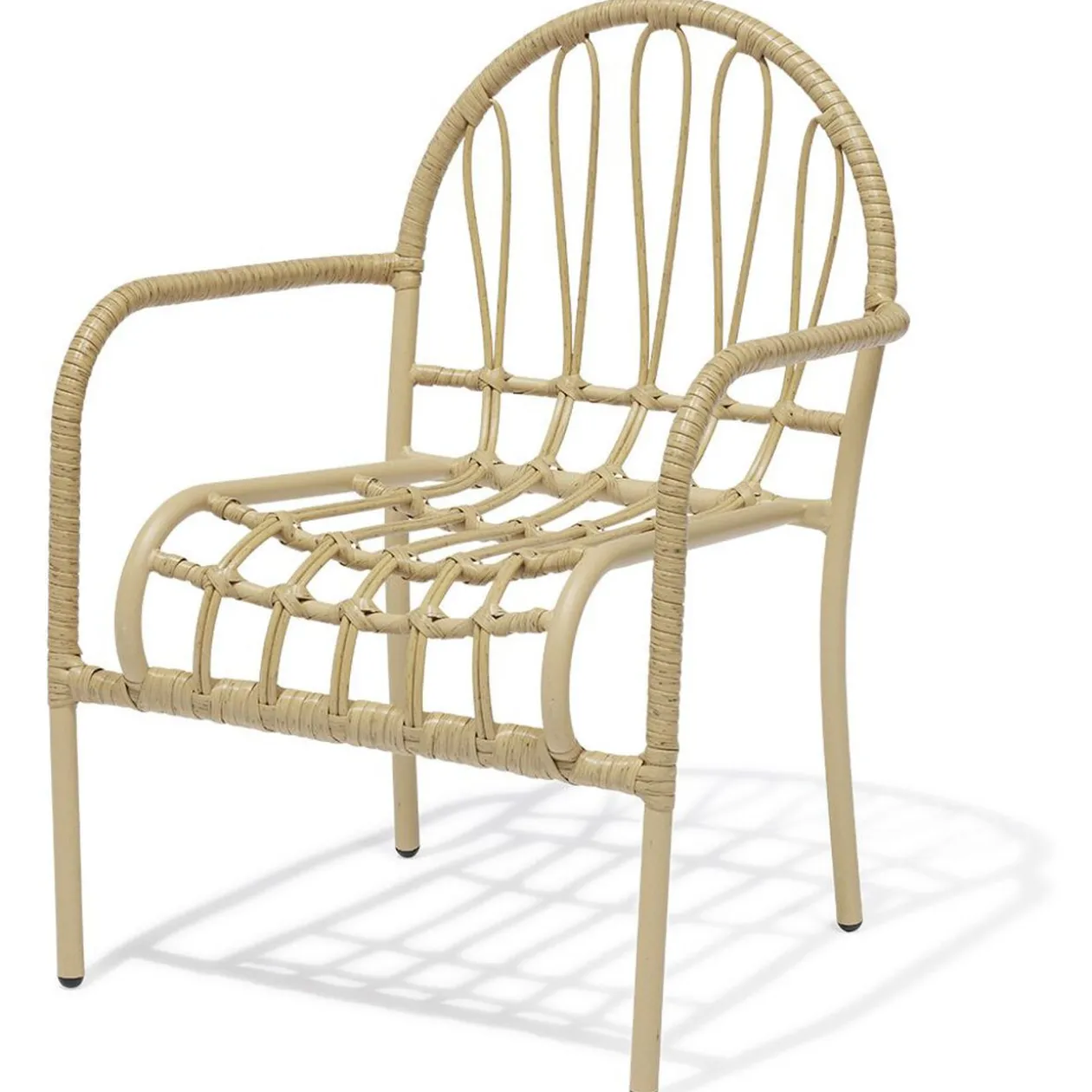 Fauteuil enfant vintage naturel - L42xP40,5xH55 cm