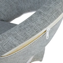 Fauteuil gris clair Luna x 2