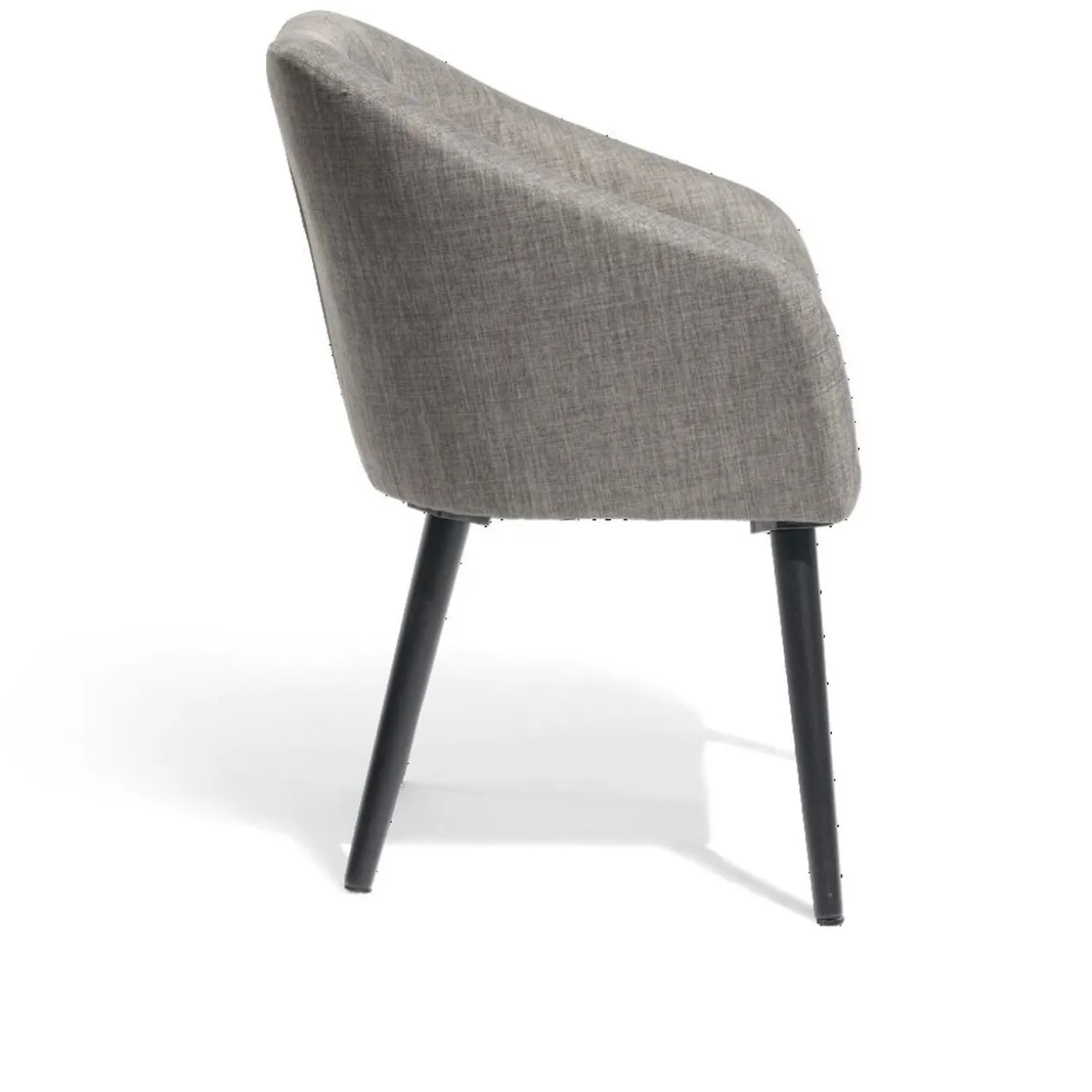 Fauteuil Joseph gris chiné L60xP57xH79cm