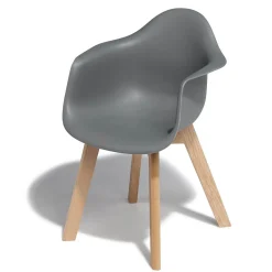 Fauteuil Kiddoz gris anthracite x 2