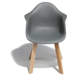 Fauteuil Kiddoz gris anthracite x 2