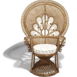 Fauteuil naturel Inaya