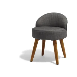 Fauteuil Nina gris anthracite