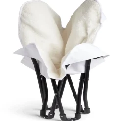 Fauteuil relax Noa pliable beige L60xP78xH86cm