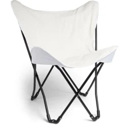 Fauteuil relax Noa pliable beige L60xP78xH86cm