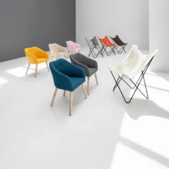 Fauteuil rose Joseph