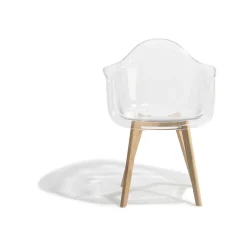 Fauteuil transparent Loly