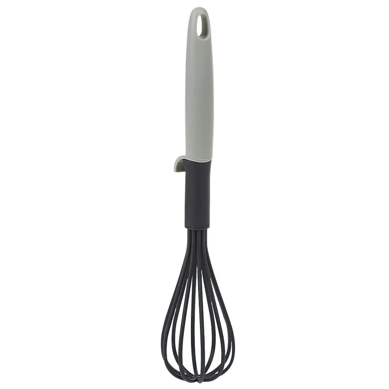 Fouet de cuisine en polyamide manche polypropylène noir gris