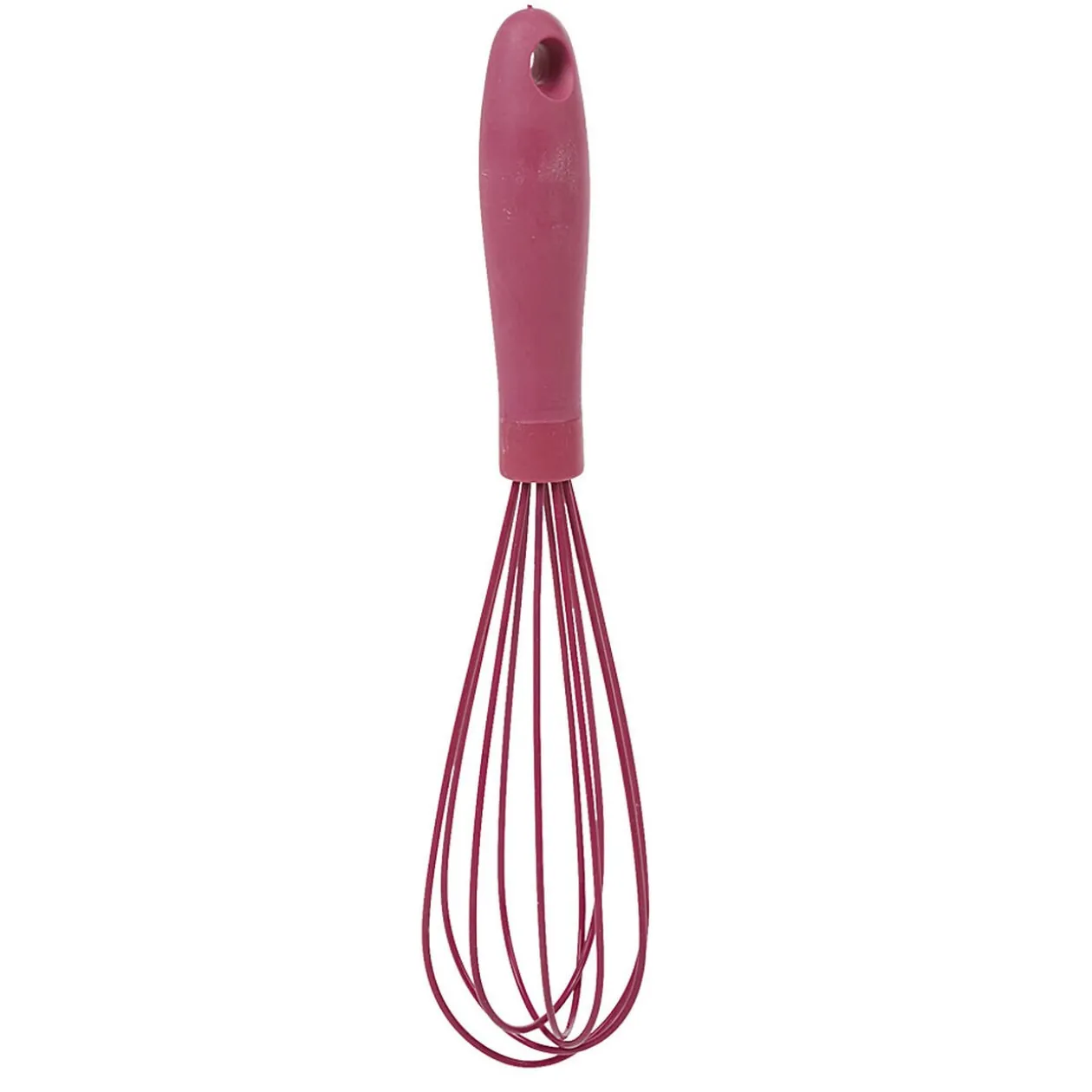 Fouet de cuisine en silicone rose