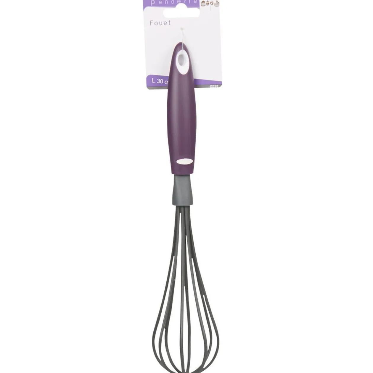 Fouet de cuisine violet
