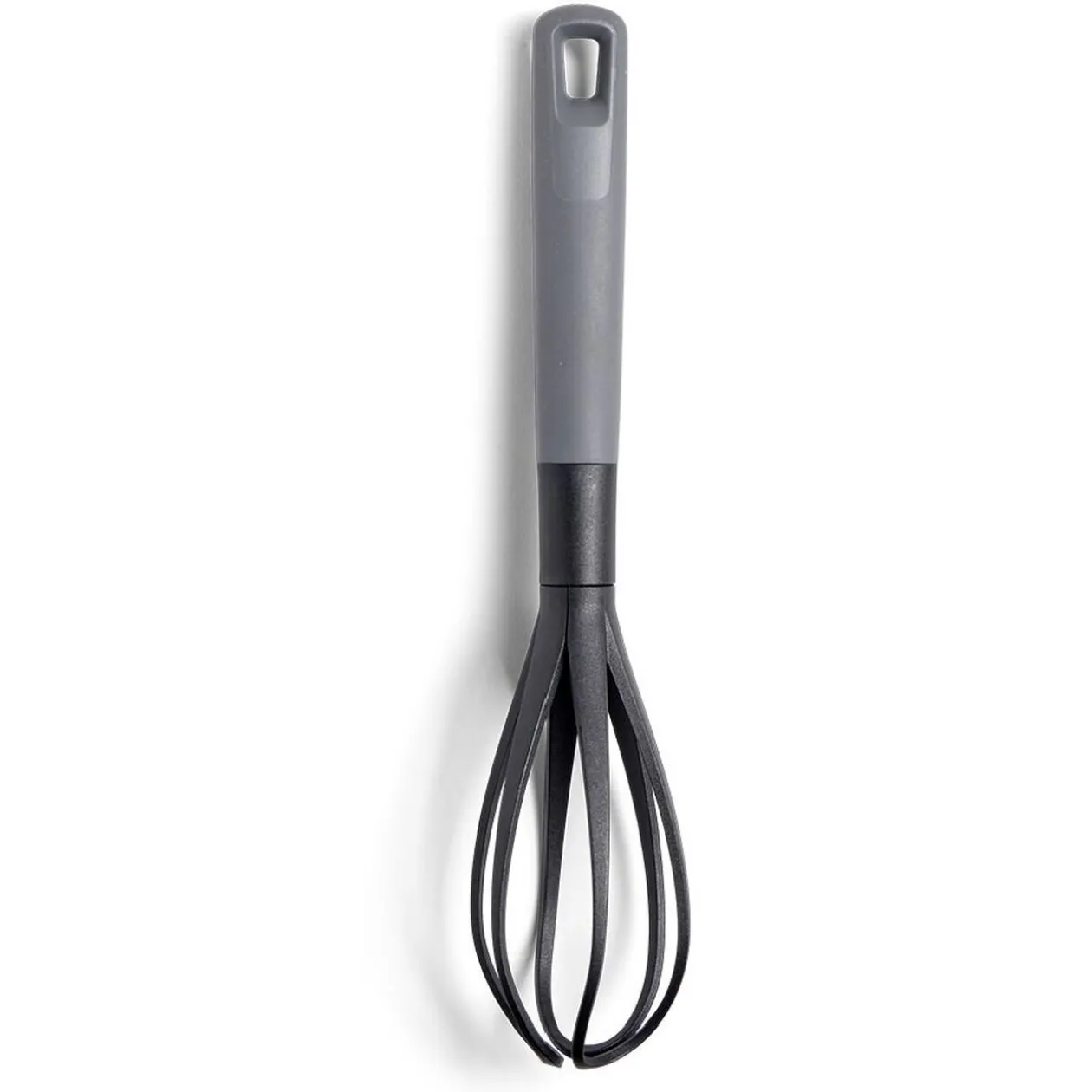 Fouet en plastique noir et gris L.30,5cm