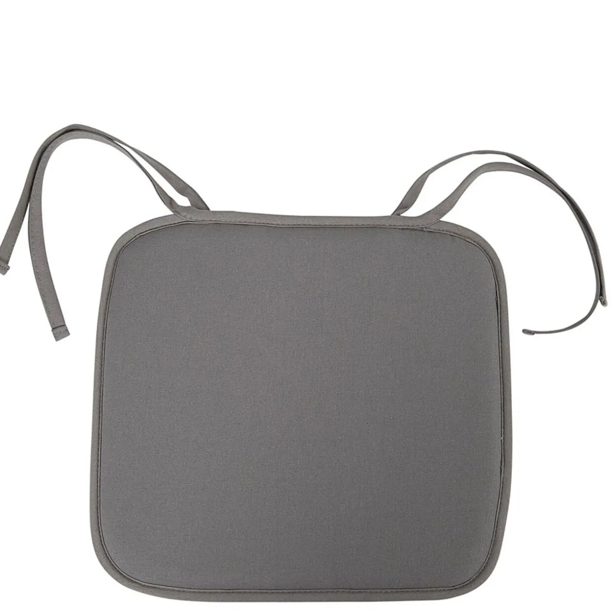 Galette de chaise carrée grise