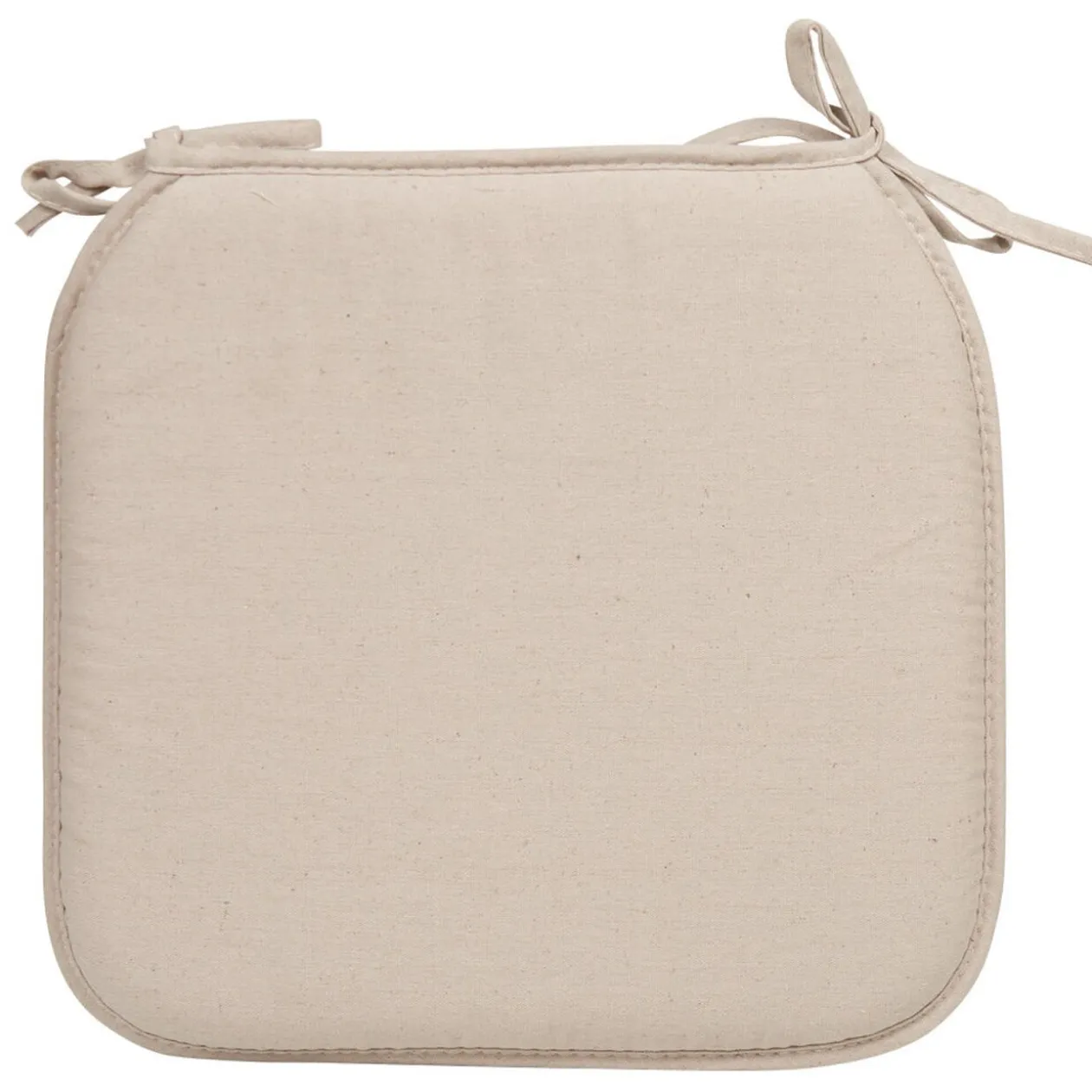 Galette de chaise carrée taupe