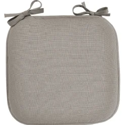 Galette de chaise carrée taupe