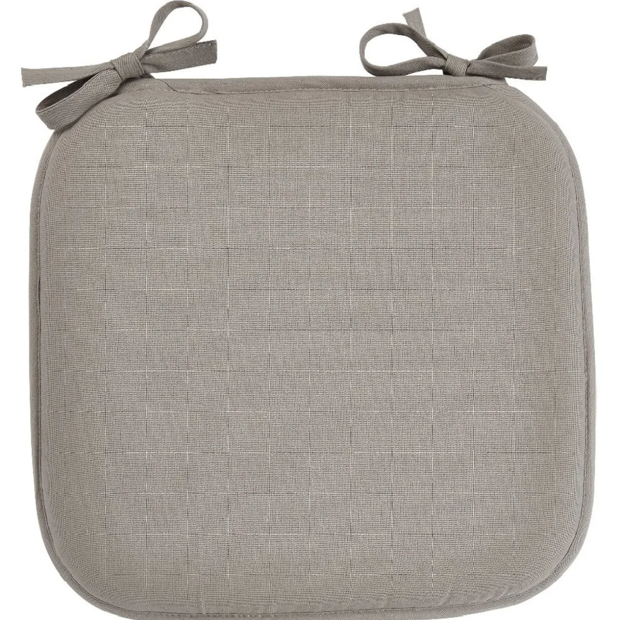 Galette de chaise carrée taupe