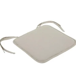 Galette de chaise carrée taupe