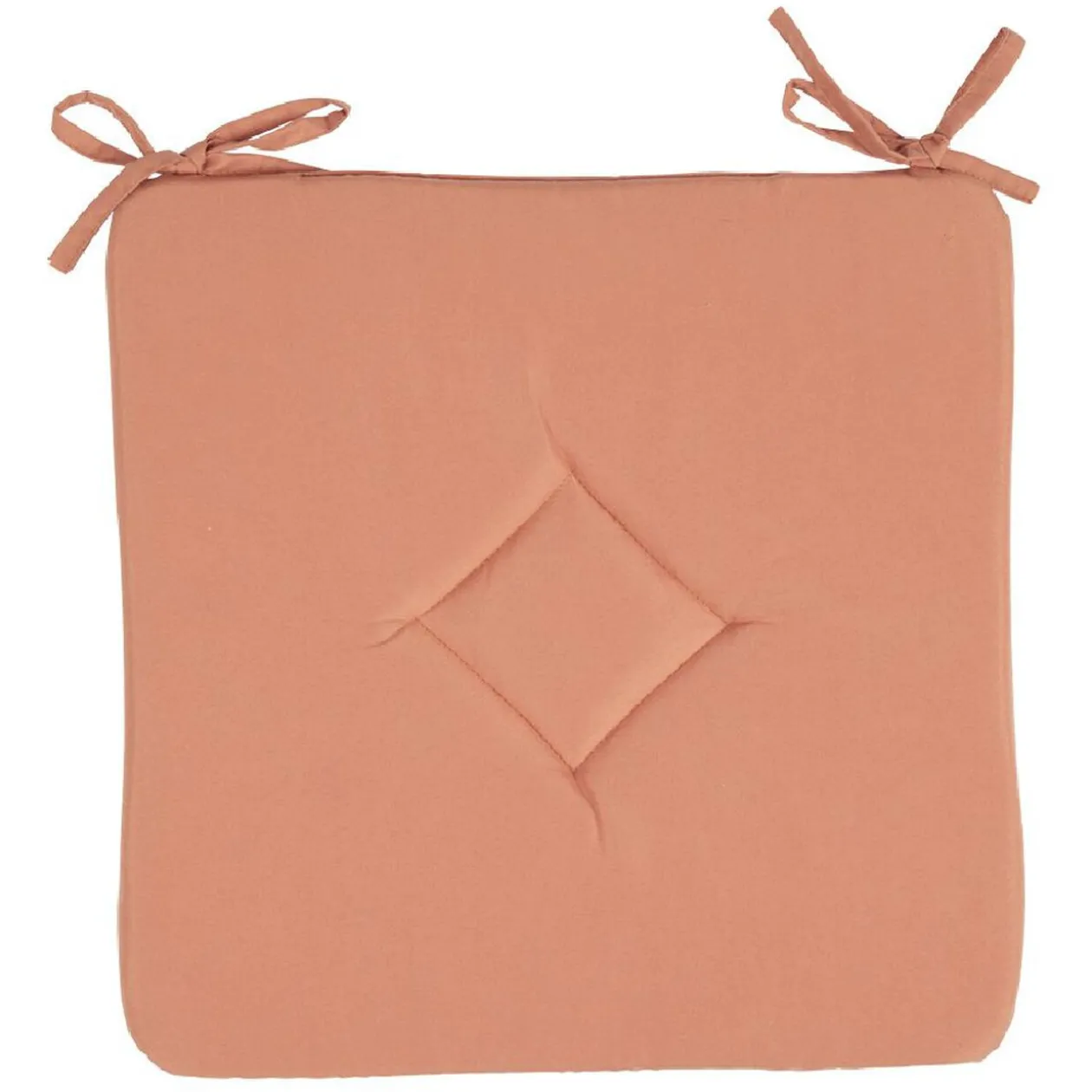 Galette de chaise carrée unie