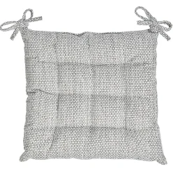 Galette de chaise effet lin