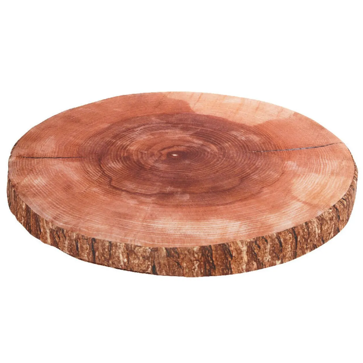 Galette de chaise imitation bois