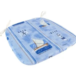 Galette de chaise imprimé x4