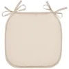 Galette de chaise polyester taupe