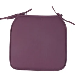 Galette de chaise prune