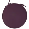 Galette de chaise prune ronde
