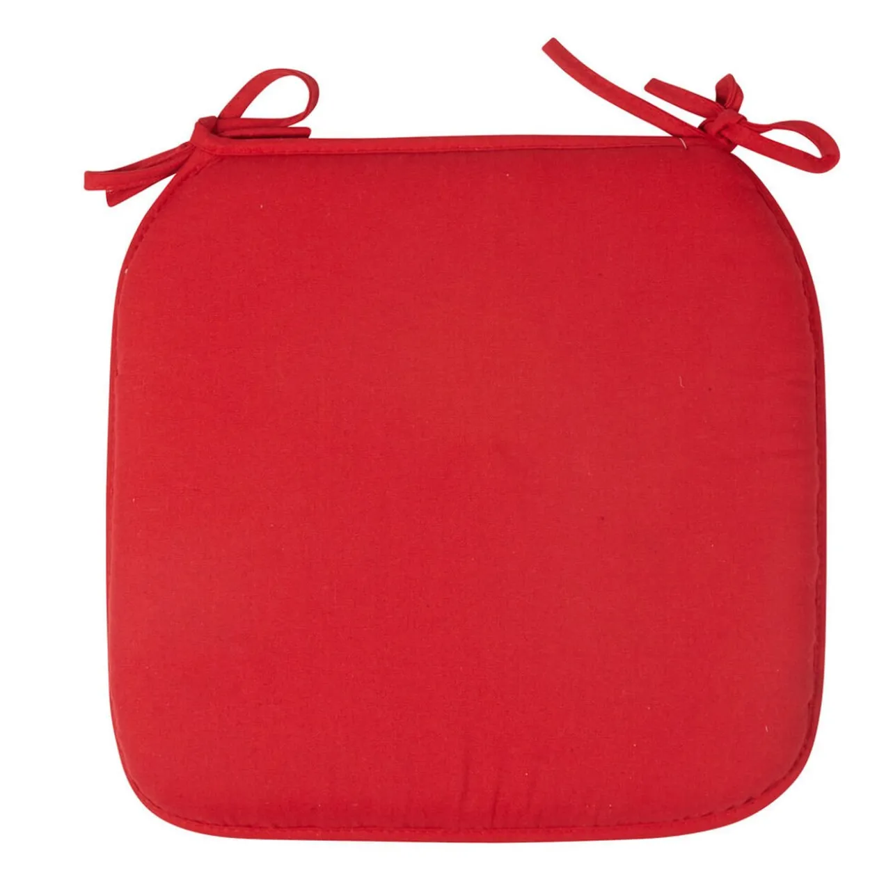 Galette de chaise rouge