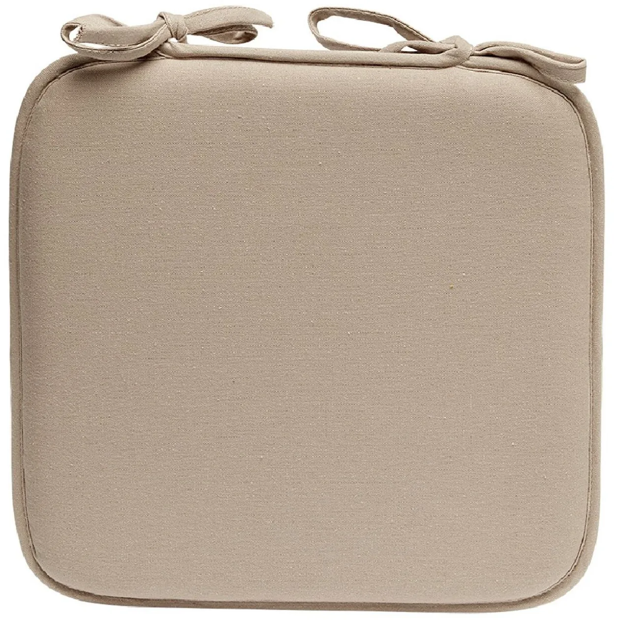 Galette de chaise uni taupe