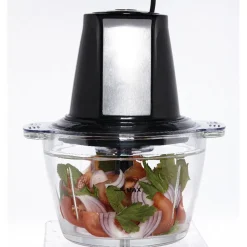 Hachoir électrique noir et transparent