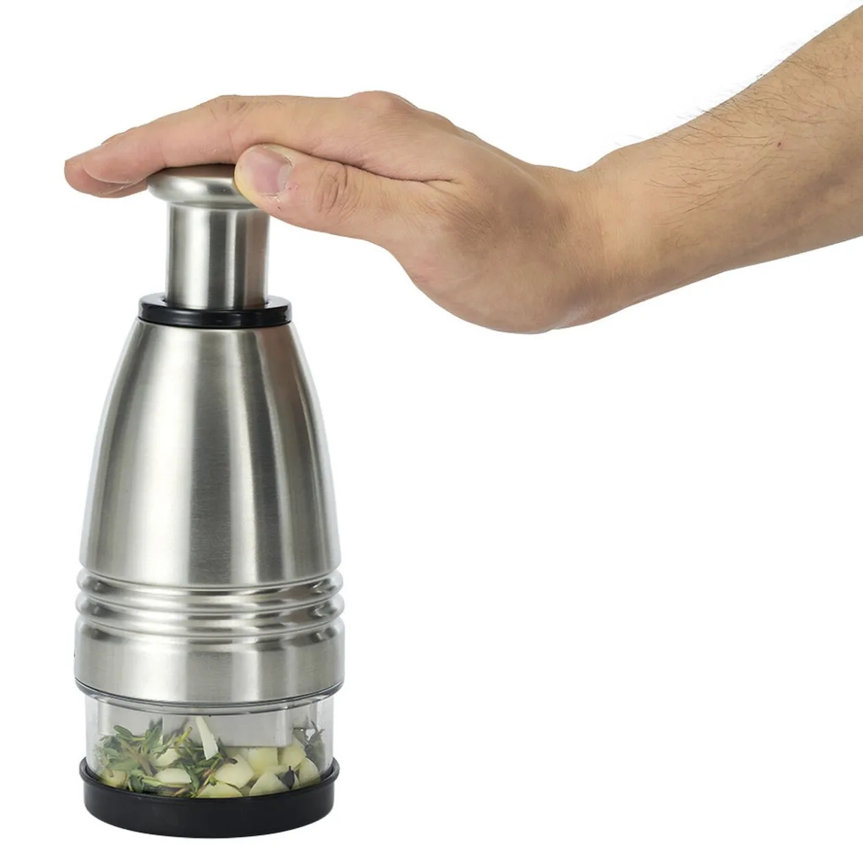 Hachoir manuel inox acrylique