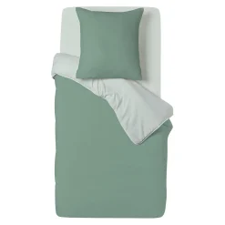 Housse couette 140x200cm + drap housse 90x190cm - 3 coloris