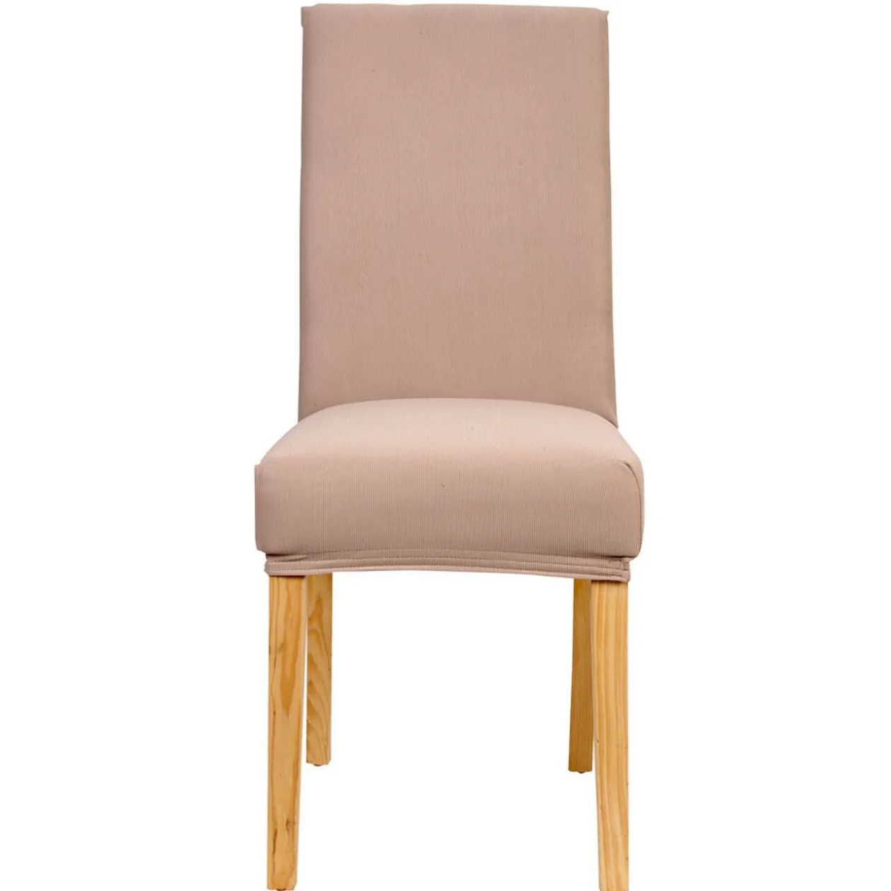 Housse de chaise extensible taupe
