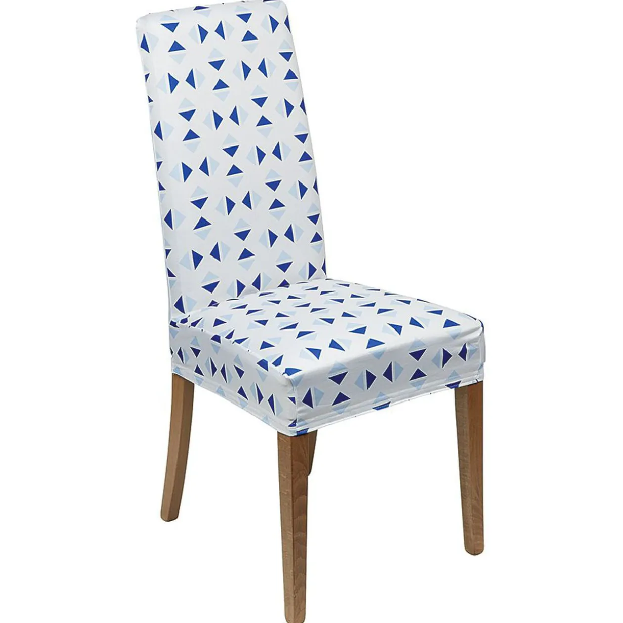 Housse de chaise extensible motif fleurs ou géométriques