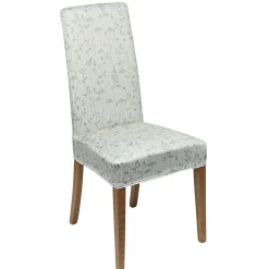 Housse de chaise extensible motif fleurs ou géométriques