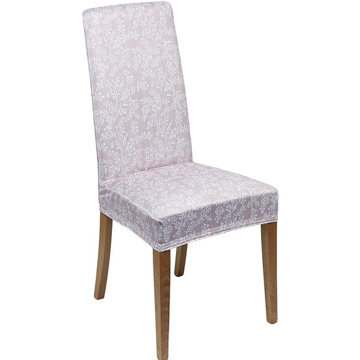 Housse de chaise extensible motif fleurs ou géométriques