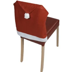 Housse de chaise forme bonnet de Noël