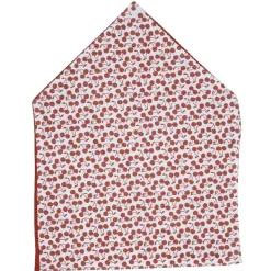 Housse de chaise motif cerise bleu rouge x4